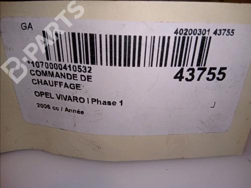 Climate control OPEL VIVARO A Van (X83) 1.9 DTI (F7) | BP11702593I5 