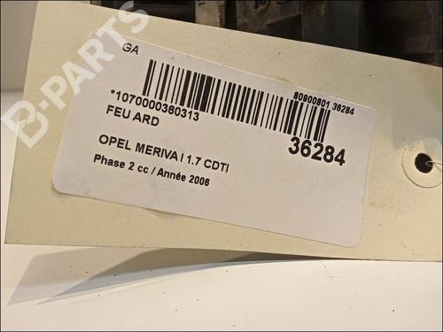 Right taillight OPEL MERIVA A MPV (X03) 1.7 CDTI (E75) | BP11104243C35 