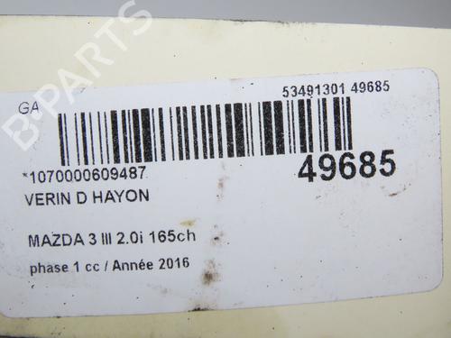tailgate-lift-support-mazda-3-bm-bn-2013-2014-2015-2016-2017-2018-2019-37275939 main image