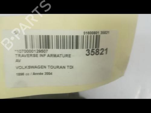 Used Front bumper reinforcement VW TOURAN (1T1, 1T2) 1.9 TDI (100 hp) 23175465