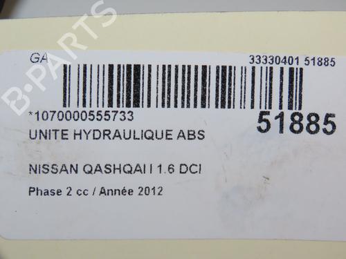 ABS pump NISSAN QASHQAI / QASHQAI +2 I (J10, NJ10, JJ10E) 1.6 dCi | BP23124956M43 