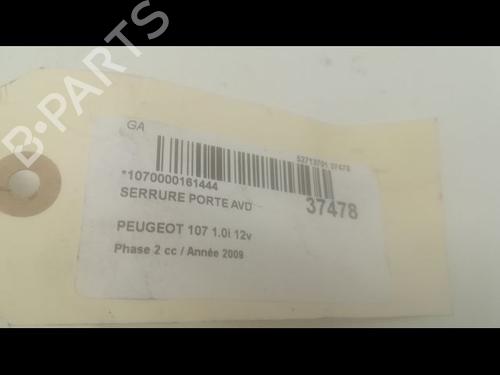 Used Front right lock Front right lock PEUGEOT 107 (PM_, PN_) 1.0 (68 hp) 9601302 9601302