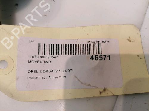 Left front steering knuckle OPEL CORSA D (S07) 1.3 CDTI (L08, L68) | BP15813366M25 