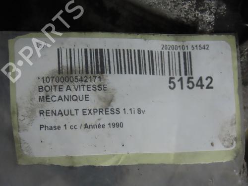 Used Gearbox RENAULT RAPID Box Body/MPV (F40_, G40_) 1.1 (46 hp) 28829412