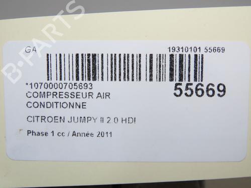 Used AC compressor CITROËN JUMPY II Van 2.0 HDi 120 (120 hp) 32308348