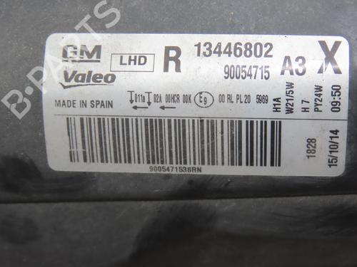 Right headlight OPEL CORSA D (S07) 1.2 (L08, L68) | BP30978896C29