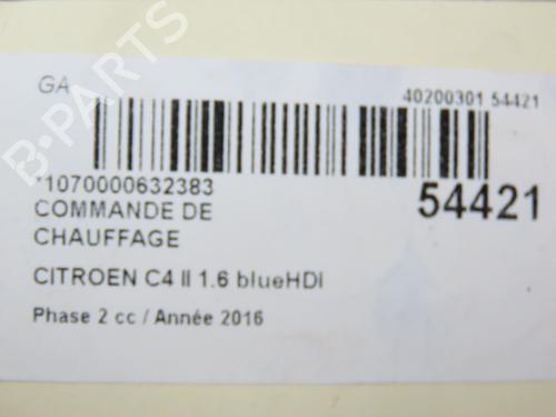 Airco bedieningspaneel CITROËN C4 II (NC_) 1.6 BlueHDi 100 | BP28830392I5