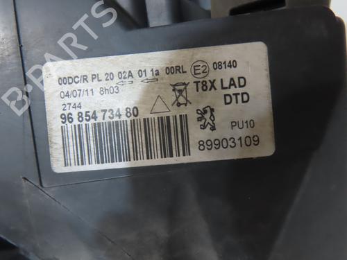 Right headlight PEUGEOT 3008 I MPV (0U_) 1.6 HDi | BP31056255C29 