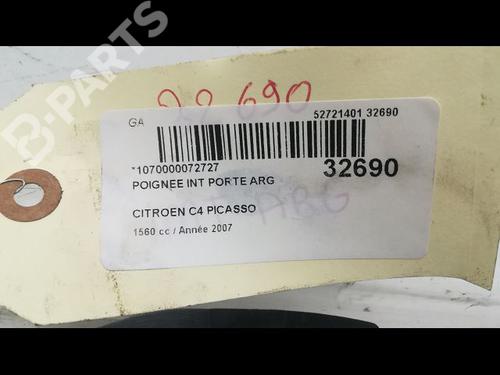 Rear left interior door handle CITROËN C4 Grand Picasso I (UA_) 1.6 HDi | BP9595839I15 