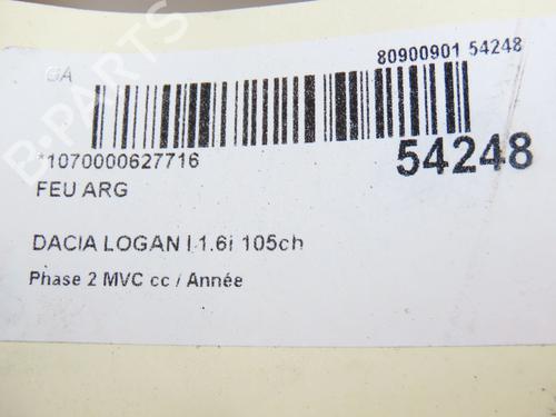 Used Left taillight DACIA LOGAN MCV (KS_) 1.6 16V Hi-Flex (105 hp) 28969679