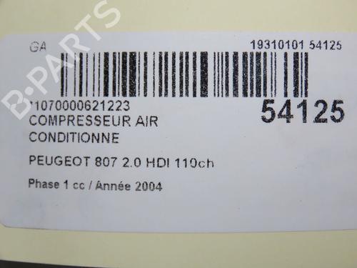 AC compressor PEUGEOT 807 (EB_) 2.0 HDI | BP30606475M34 - Image 6