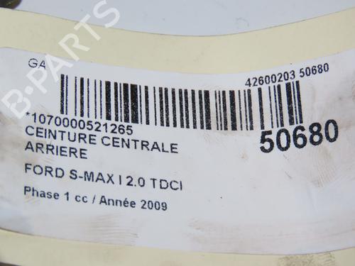 Rear center seatbelt FORD S-MAX (WA6) 2.0 TDCi | BP18646046I27