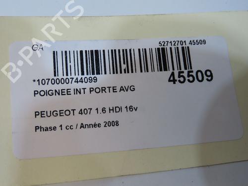 Front left interior door handle PEUGEOT 407 (6D_) 1.6 HDi 110 (6D9HZC, 6D9HYC) | BP33860656I13 - Image 3