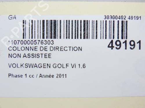 Used Steering column VW GOLF VI (5K1) 1.6 TDI (105 hp) 33132510