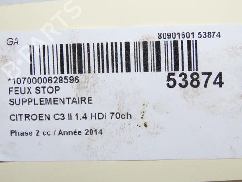 Third brake light CITROËN C3 II (SC_) 1.4 HDi 70 (SC8HZC, SC8HR0, SC8HP4) | BP32486193L11  - Image 5