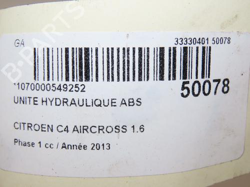 ABS pump CITROËN C4 AIRCROSS 1.6 HDi 115 | BP29318756M43 