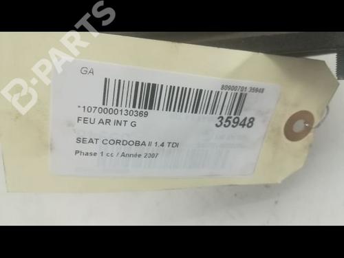 Left tailgate light SEAT CORDOBA (6L2) 1.4 TDI | BP9599065C79 