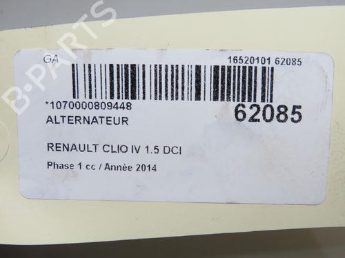 alternator-renault-clio-iv-bh_-2012-2013-2014-2015-2016-2017-2018-2019-2020-2021-40162860 main image