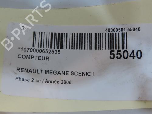 Used Instrument cluster Instrument cluster RENAULT SCÉNIC I MPV (JA0/1_, FA0_) 2.0 16V (JA1B, JA1D, JA0C) (139 hp) 31120505 31120505