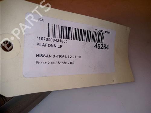 Interior roof light NISSAN X-TRAIL I (T30) 2.2 dCi 4x4 | BP12431634I8 