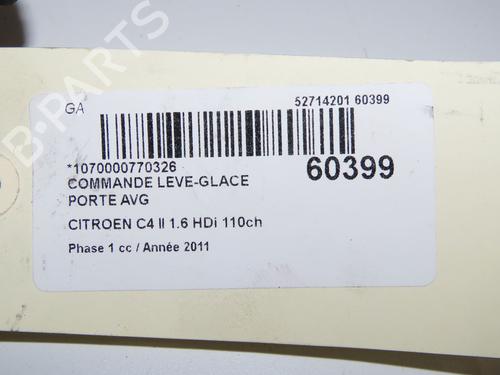 Left front window switch CITROËN C4 II (NC_) 1.6 HDi 110 | BP37275932I27 - Image 6