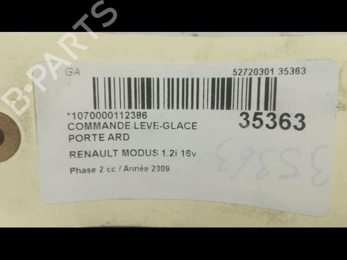 Used Right rear window switch Right rear window switch RENAULT MODUS / GRAND MODUS (F/JP0_) 1.2 (JP0C, JP0K, FP0C, FP0K, FP0P, JP0P, JP0T) (75 hp) 9597855 9597855