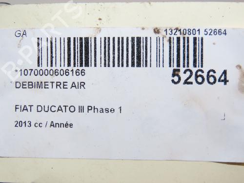 Luftmassenmesser für FIAT DUCATO Van (250_) 130 Multijet 2,3 D (131 hp) 28801376