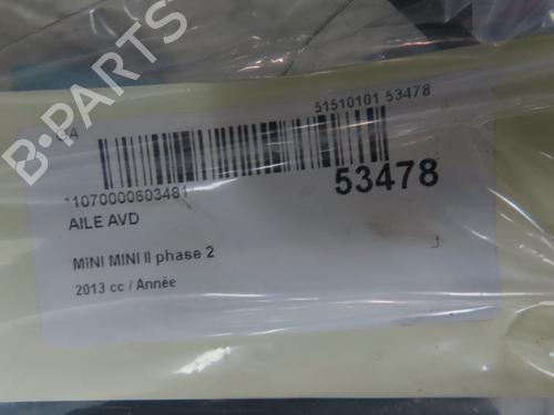 Right front fenders MINI MINI COUNTRYMAN (R60) Cooper D | BP28830924C42 