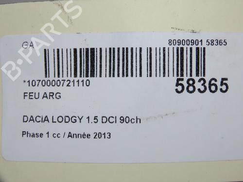 Left taillight DACIA LODGY (JS_) 1.5 dCi (JSMC, JSAF) | BP36310676C34  - Image 5
