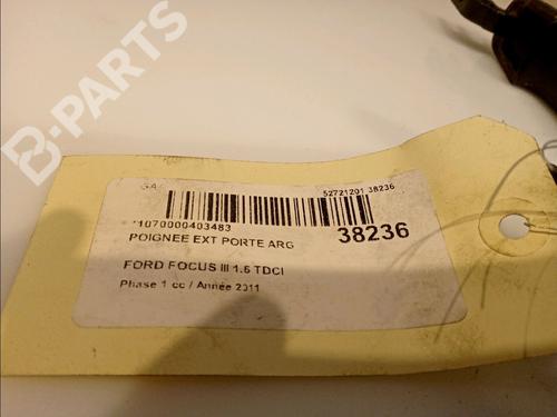 Rear left exterior door handle FORD FOCUS III 1.6 TDCi | BP11343216C130 