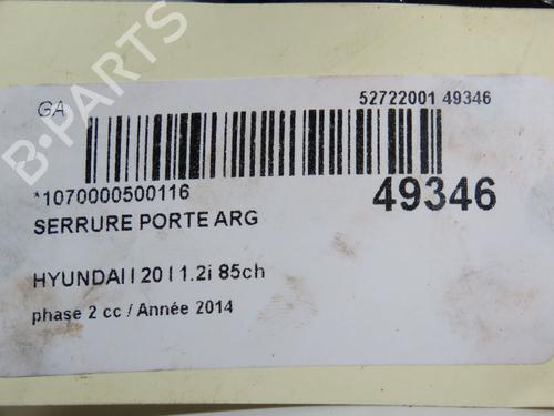Rear left lock HYUNDAI i20 I (PB, PBT) 1.2 | BP18476776C100 