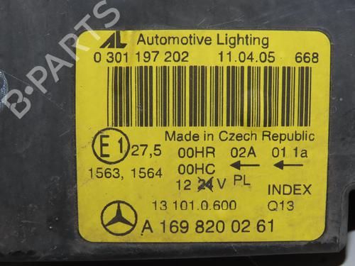 Right headlight MERCEDES-BENZ A-CLASS (W169) A 180 CDI (169.007, 169.307) | BP23086222C29 