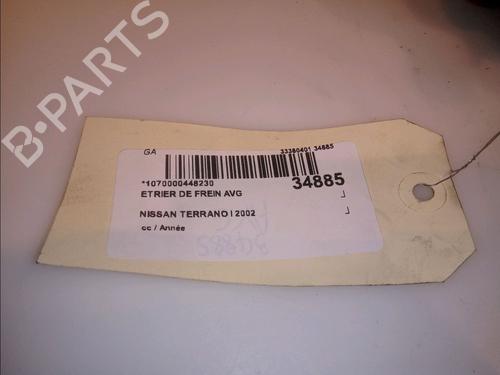 Used Left front brake caliper NISSAN TERRANO II (R20) 3.0 Di 4WD (154 hp) 14950878