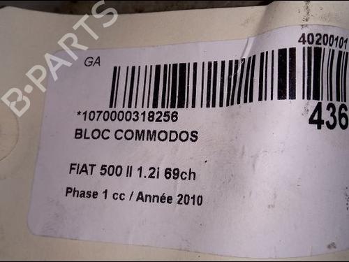 Used Steering column stalk FIAT 500 (312_) 1.2 (312AXA1A) (69 hp) 9638801