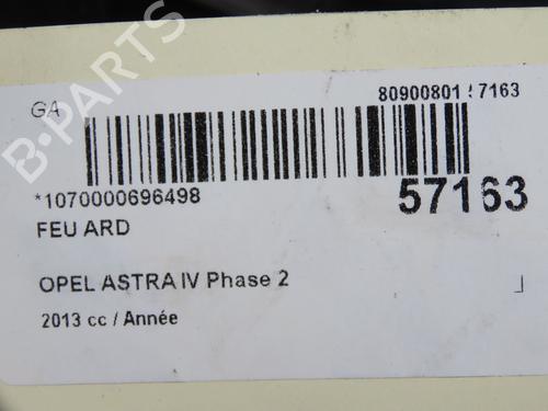 Right taillight OPEL ASTRA J GTC 2.0 CDTI (08) | BP37862762C35 - Image 5