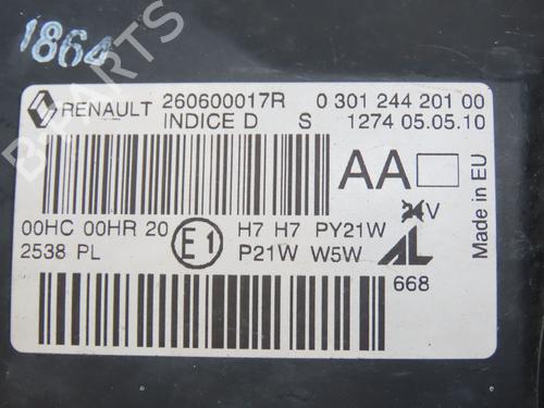 Left headlight RENAULT MEGANE III Hatchback (BZ0/1_, B3_) 1.6 16V Hi-Flex (BZ03) | BP31121190C28 - Image 3