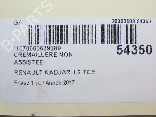 Used Steering rack RENAULT KADJAR (HA_, HL_) 1.2 TCe 130 (HLMR) (130 hp) 29469717