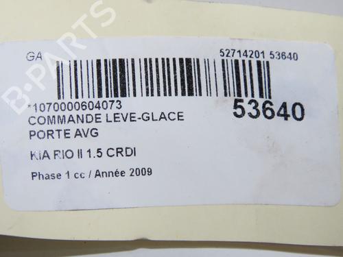 Left front window switch KIA RIO II (JB) 1.5 CRDi | BP36850265I27  - Image 5