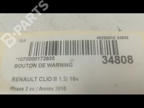 Warning switch RENAULT CLIO III (BR0/1, CR0/1) 1.5 dCi (C/BR0G, C/BR1G) | BP9602100I22 