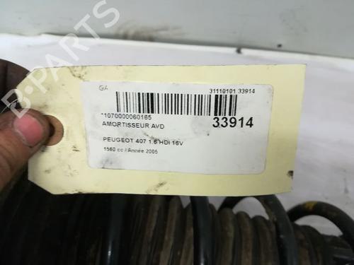 Used Right front shock absorber PEUGEOT 407 (6D_) 1.6 HDi 110 (6D9HZC, 6D9HYC) (109 hp) 9594920