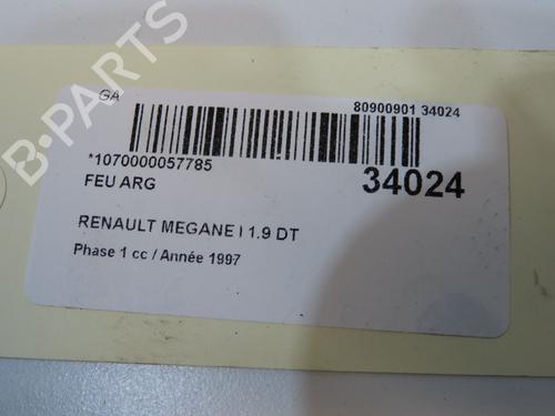 Used Left taillight Left taillight RENAULT MEGANE I (BA0/1_) 1.9 TDI (94 hp) 34710068 34710068