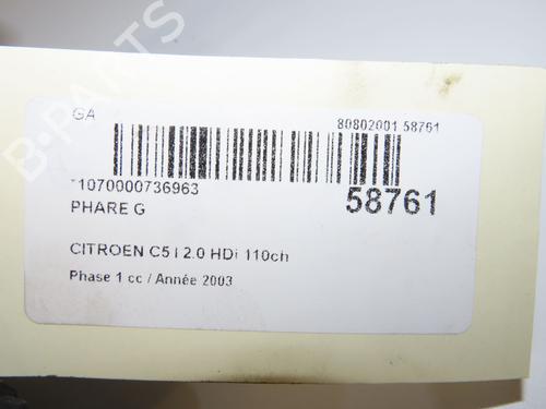 left-headlight-citroen-c5-i-dc_-2001-2002-2003-2004-2005-39938122 main image
