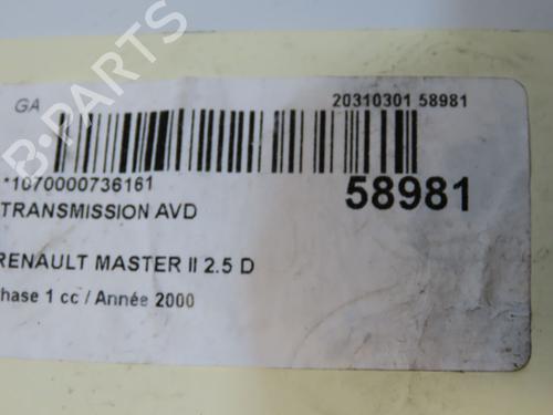 Used Right front driveshaft Right front driveshaft 38527428 38527428