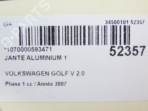 Rim VW GOLF V (1K1) 2.0 TDI | BP28967719C45 