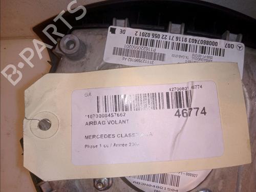 Driver airbag MERCEDES-BENZ A-CLASS (W169) A 180 CDI (169.007, 169.307) | BP14951219C9 