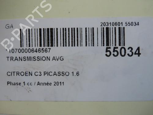 Left front driveshaft CITROËN C3 Picasso (SH_) 1.6 HDI 90 | BP33893109M38 - Image 6