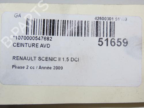 Front right belt tensioner RENAULT SCÉNIC II (JM0/1_) 1.5 dCi (JM1E, JM16) | BP28968126C88 