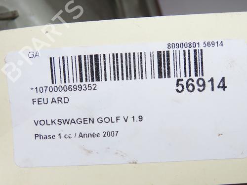 Used Right taillight Right taillight VW GOLF V (1K1) 1.9 TDI (105 hp) 40615360 40615360
