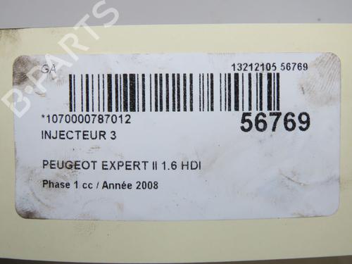Inyector Inyector PEUGEOT EXPERT Van (VF3A_, VF3U_, VF3X_) 1.6 HDi 90 16V (90 hp) 37411004 37411004