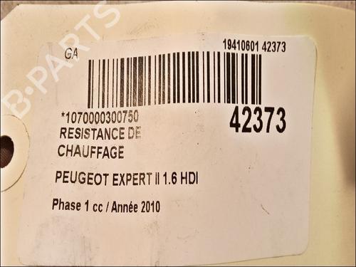 Used Heater resistor PEUGEOT EXPERT Van (VF3A_, VF3U_, VF3X_) 1.6 HDi 90 16V (90 hp) 11677402